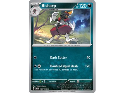 133/198 Bisharp (Scarlet & Violet) (varianta reverse holo)