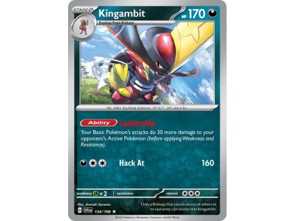 134/198 Kingambit (Scarlet & Violet) (varianta reverse holo)
