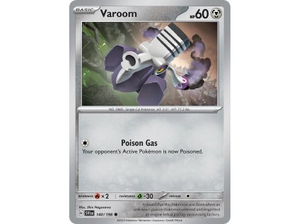 140/198 Varoom (Scarlet & Violet) (varianta reverse holo)