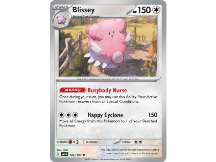 145/198 Blissey (Scarlet & Violet) (varianta reverse holo)
