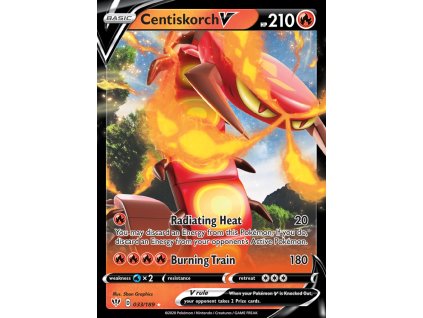 033/189 Centiskorch V (Darkness Ablaze) (varianta holo)
