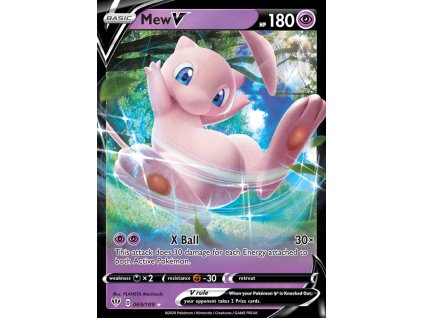 069/189 Mew V (Darkness Ablaze) (varianta holo)
