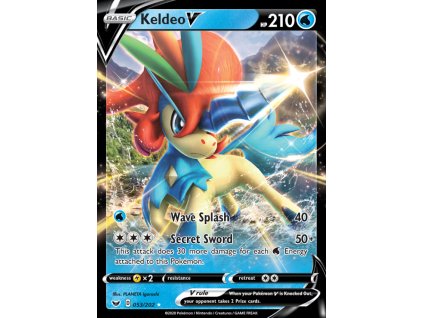 053/202 Keldeo V (Sword & Shield Base) (varianta holo)