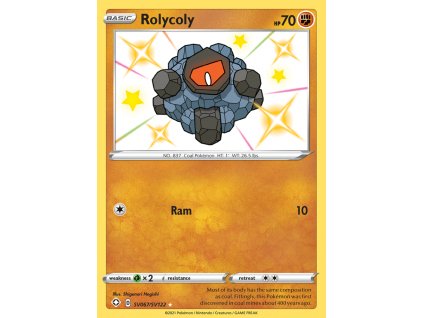 SV067/SV122 Rolycoly (Shining Fates) (varianta holo)