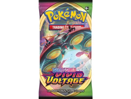pokemon tcg sword shield vivid voltage booster pack 10 karet