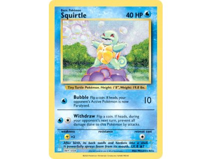 001/034 Squirtle (CLB)