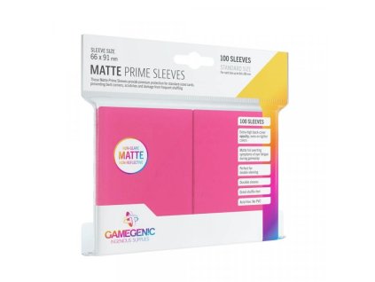 Obaly na karty - Gamegenic Matte Prime Pink