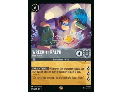 190/204 Wreck-It Ralph - Ham Hands (Azurite sea)