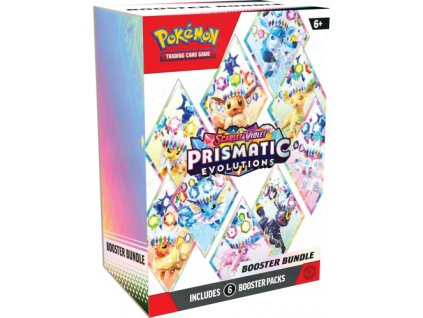 Karetní hra Pokémon TCG: Scarlet & Violet Prismatic Evolutions - Booster Bundle (6 boosterů)