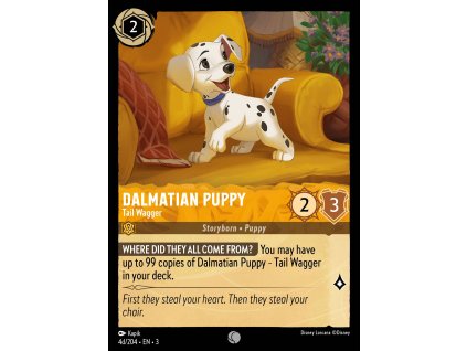 004d/204 Dalmatian Puppy - Tail Wagger (Into the Inklands)