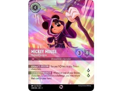 208/204 Mickey Mouse - Wayward Sorcerer (V.2) (The First Chapter)