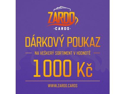 ZARDO darkovy poukaz 1080x1080px 1000