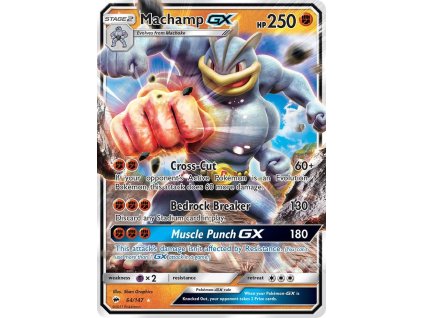 64/147 Machamp GX (Burning Shadow)