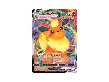018/203 Flareon VMAX (Evolving Skies) (varianta holo)
