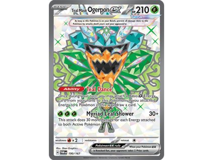 190/167 Teal Mask OgerponEX (Twilight Masquerade) (varianta holo)