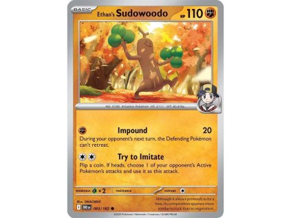 093/182 Ethan´s Sudowoodo (Destined Rivals)