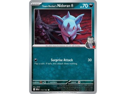 114/182 Team Rocket´s Nidoran (Destined Rivals)