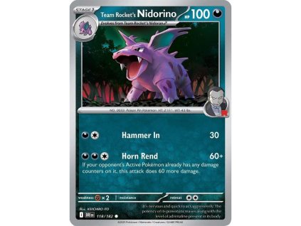 118/182 Team Rocket´s Nidorino (Destined Rivals)