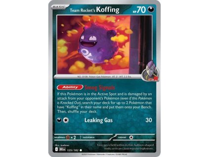 125/182 Team Rocket´s Koffing (Destined Rivals)
