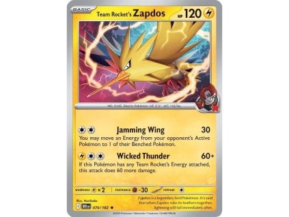 070/182 Team Rocket´s Zapdos (Destined Rivals)