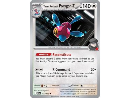 155/182 Team Rocket´s Porygon-Z (Destined Rivals)