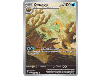 180/165 Omanyte (151) (varianta holo)