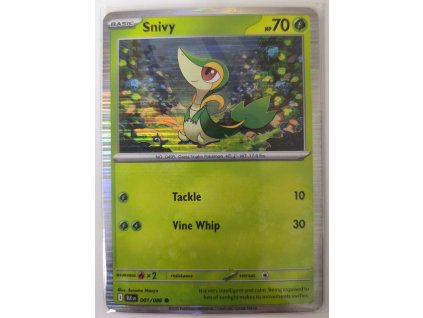001/086 Snivy (White Flare)