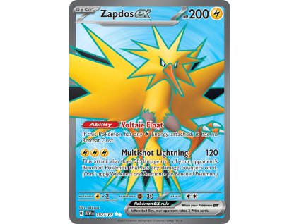 192/165 Zapdos ex (151) (varianta holo)