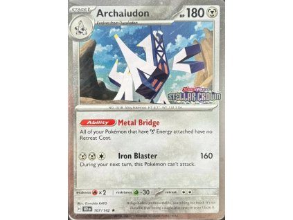 107/142 Archaludon (Stellar Crown) Stamped