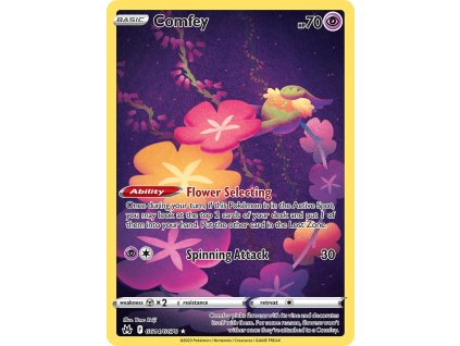 GG014/GG070 Comfey (Crown Zenith) (varianta holo)