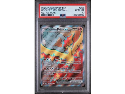 Rocket´s Moltres ex DRI/208/EN - PSA 10