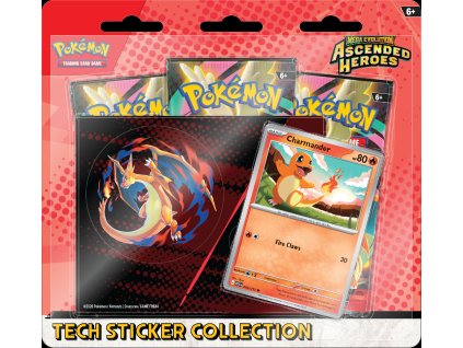 Pokemon TCG Mega Evolution—Ascended Heroes Tech Sticker Collection Charmander