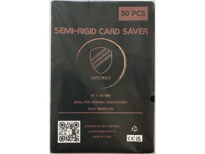 Gamevault - Semi-Rigid Card Saver (50 ks)