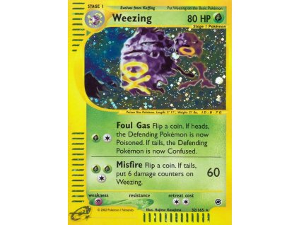 32/165 Weezing (Expedition Base Set)