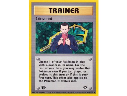 104/132 Giovanni (Gym Challenge)