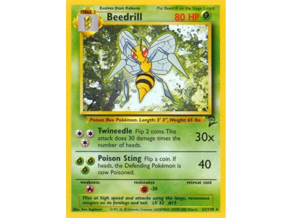 21/130 Beedrill (Base Set 2)