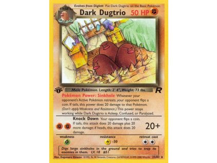 23/82 Dark Dugtrio (Team Rocket)