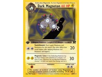28/82 Dark Magneton (Team Rocket)