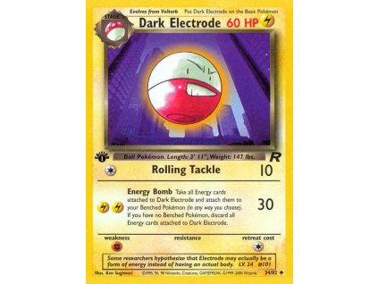 34/82 Dark Electrode (Team Rocket)