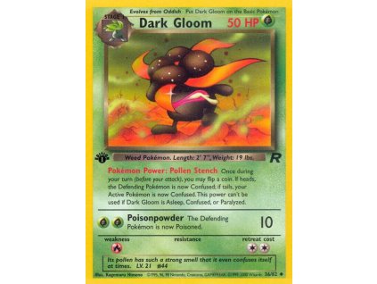 36/82 Dark Gloom (Team Rocket)