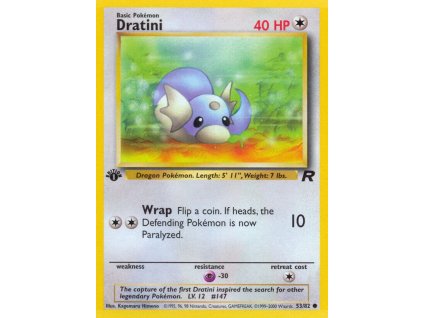 53/82 Dratini (Team Rocket)