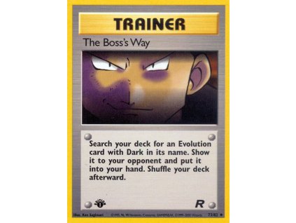 73/82 The Boss's Way (Team Rocket)
