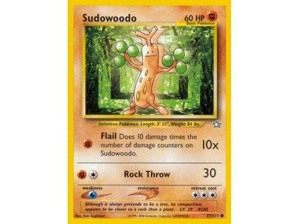 77/111 Sudowoodo (Neo Genesis)
