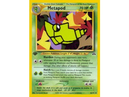 42/75 Metapod (Neo Discovery)