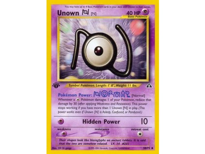 50/75 Unown [N] (Neo Discovery)