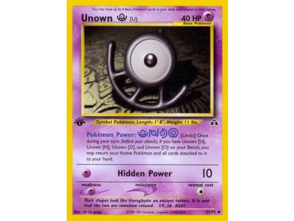 51/75 Unown [U] (Neo Discovery)