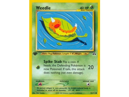 70/75 Weedle (Neo Discovery)