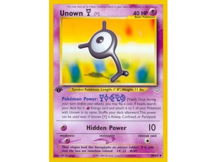 40/64 Unown [Y] (Neo Revelation)