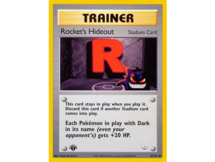 63/64 Rocket's Hideout (Neo Revelation)