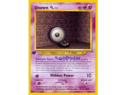 59/105 Unown [Q] (Neo Destiny)